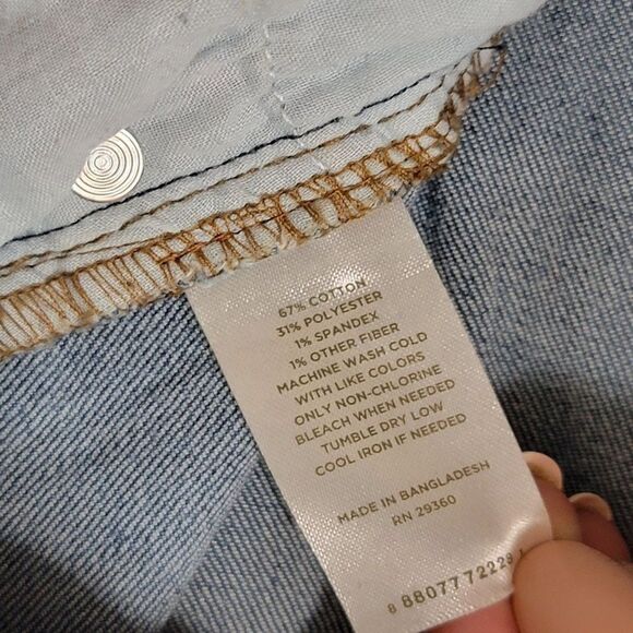 Dip Distressed High Rise Stretch Skinny Jeans Juniors Casual denim Sz 11 - Picture 4 of 6